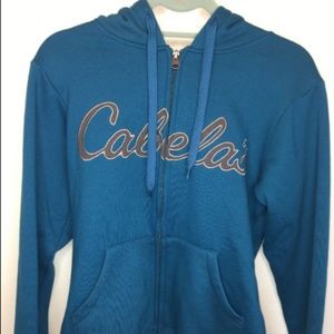 Women's small cabelas NWT zip up sweatshirt
